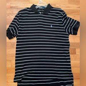 Black striped Ralph Lauren Polo